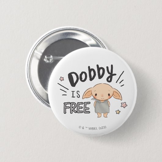 Dobby ist kostenlos button (Vorne & Hinten)