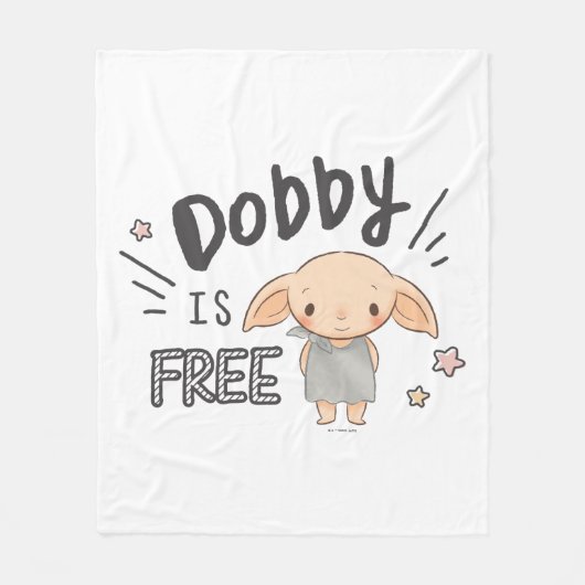 Dobby ist kostenlos fleecedecke (Vorderseite)