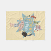 Dobby ist kostenlos! fleecedecke (Vorderseite (Horizontal))