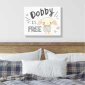 Dobby ist kostenlos leinwanddruck (Insitu (Schlafzimmer))