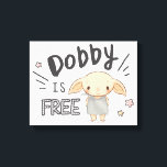 Dobby ist kostenlos leinwanddruck<br><div class="desc">HARRY POTTER™ | Karo aus dieser bezaubernden Abbildung von Dobby das Haus elf,  dass lautet: Dobby ist frei!</div>