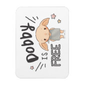 Dobby ist kostenlos magnet (Vertikal)