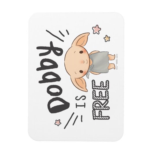 Dobby ist kostenlos magnet (Vertikal)