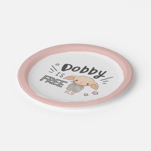 Dobby ist kostenlos pappteller (Schrägansicht)