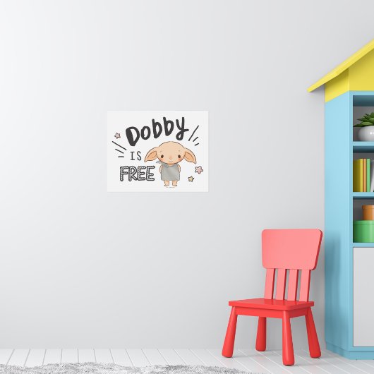 Dobby ist kostenlos poster (Kinderzimmer 1)