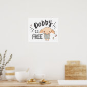 Dobby ist kostenlos poster (Küche)