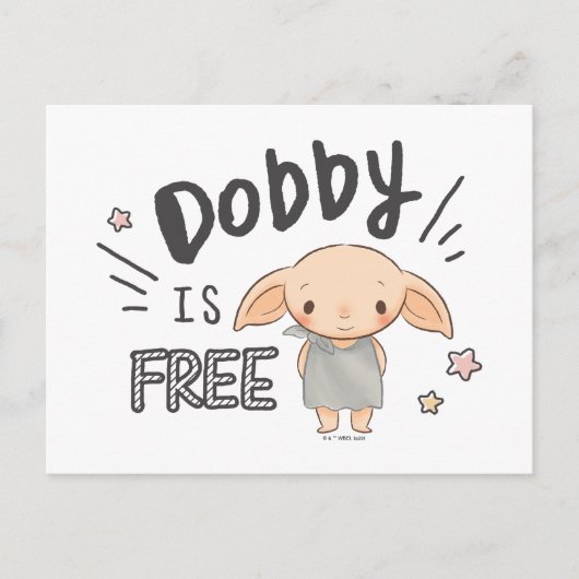 Dobby ist kostenlos postkarte (Vorderseite)