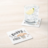 Dobby ist kostenlos rechteckiger pappuntersetzer (Vor Ort)