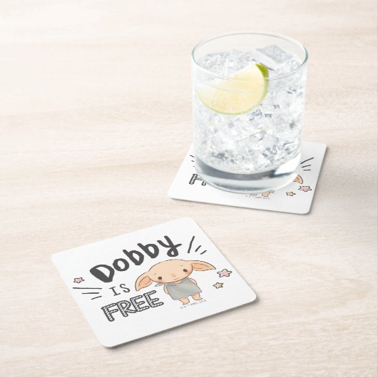 Dobby ist kostenlos rechteckiger pappuntersetzer (Vor Ort)