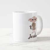 Dobby-Wasserfarben-Charakterkunst Jumbo-Tasse (Vorderseite Rechts)