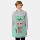 Dobby-Wasserfarben-Charakterkunst Schürze (Getragen)