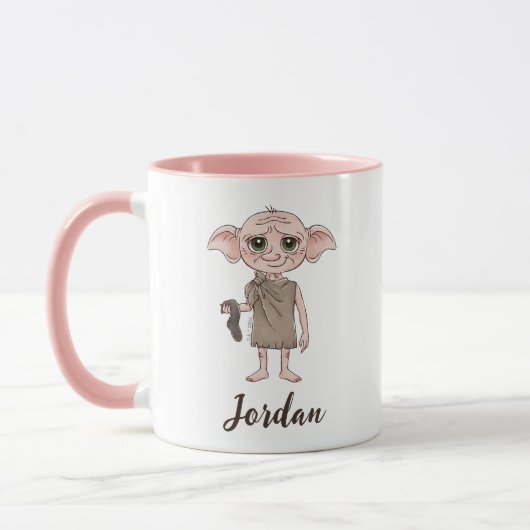 Dobby Wasserfarben-Charakterkunst Tasse (Links)