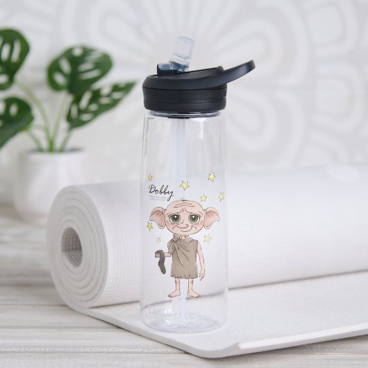 Dobby Wasserfarben-Charakterkunst Trinkflasche (Yoga)