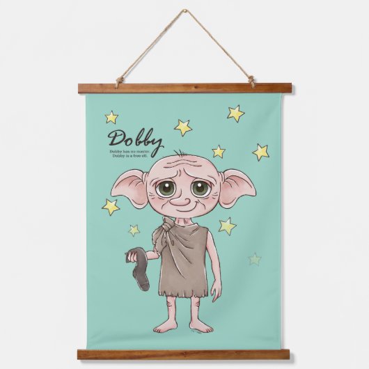 Dobby Wasserfarben-Charakterkunst Wandteppich Mit Holzrahmen (Vorderseite)