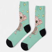 Dobby Watercolor Character Art Socken (Linkes Detail)