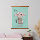 Dobby Watercolor Character Art Wandteppich Mit Holzrahmen (Schlafzimmer)