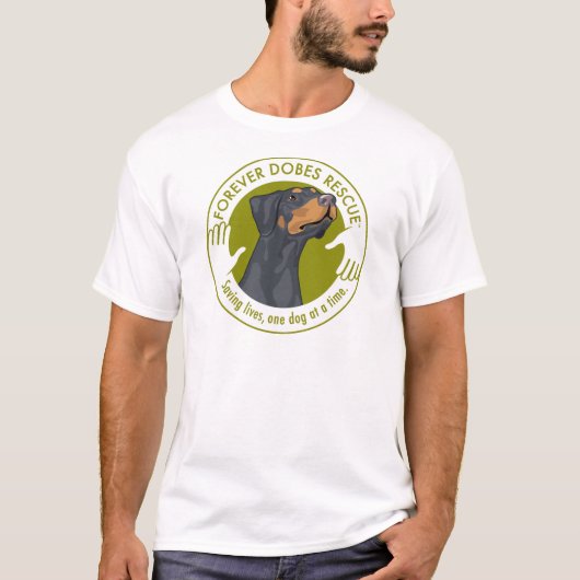 dobe-blue-uncropped-ear-logo-8-29-11 T-Shirt (Vorderseite)