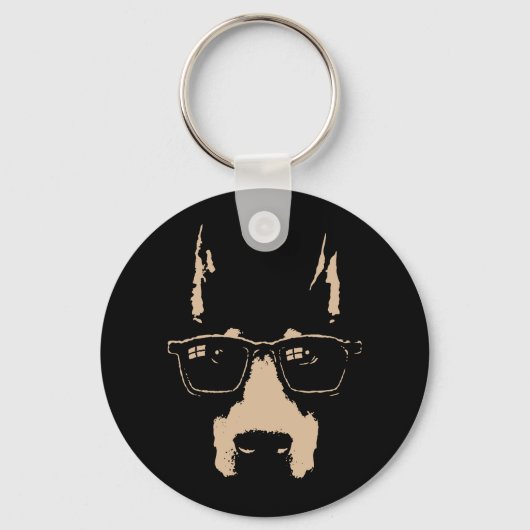 Dobe Glasses Schlüsselanhänger (Vorderseite)