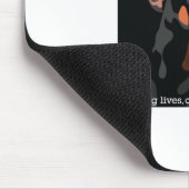 Dobe-schwarzrechteck Mousepad (Ecke)