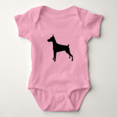 Dobe Silhouette Baby Strampler (Vorderseite)