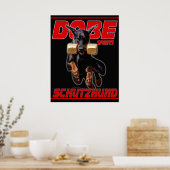 Dobe Sports Schutzhund Retrieve Design Poster (Küche)