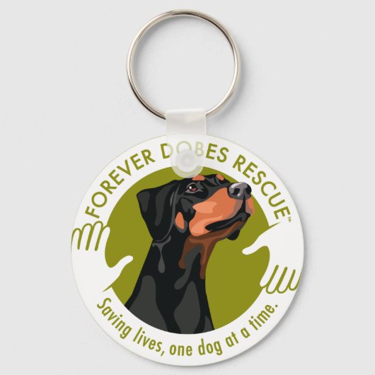 Dobe-unkropp-Ohr-Logo-8-29-11 Schlüsselanhänger (Vorderseite)