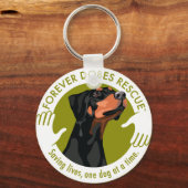 Dobe-unkropp-Ohr-Logo-8-29-11 Schlüsselanhänger (Vorderseite)