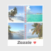 DOBeach - Sea View - Panorama Aufkleber (Blatt)