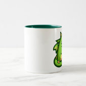 Döbel-Drache-Tasse Zweifarbige Tasse (Mittel)