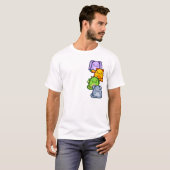 Döbel-Hündchen-Drachekitty-Häschen-Shirt T-Shirt (Vorne ganz)