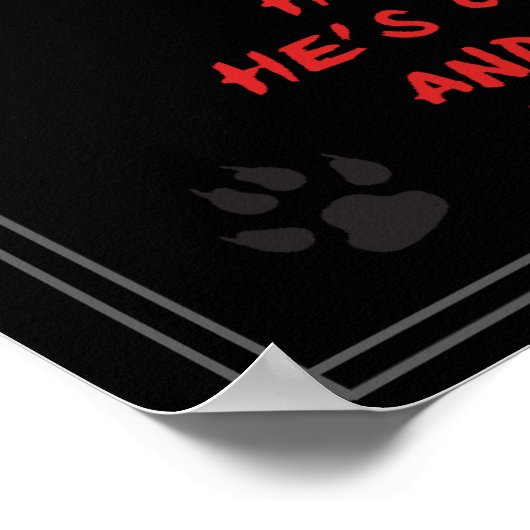 Dober Man! Poster (Ecke)