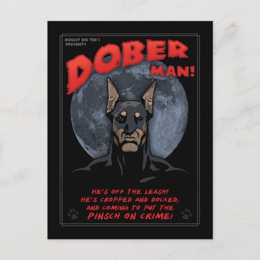 Dober Man! Postkarte (Vorderseite)