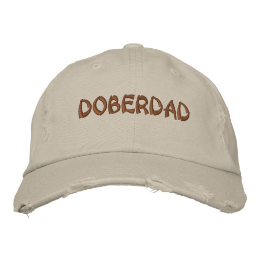 Doberdad Hat Bestickte Kappe (Vorderseite)