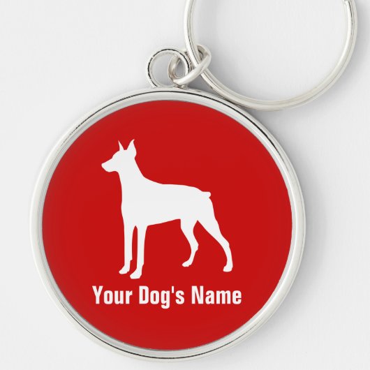 Doberman ド ベ schlüsselanhänger (Vorne)