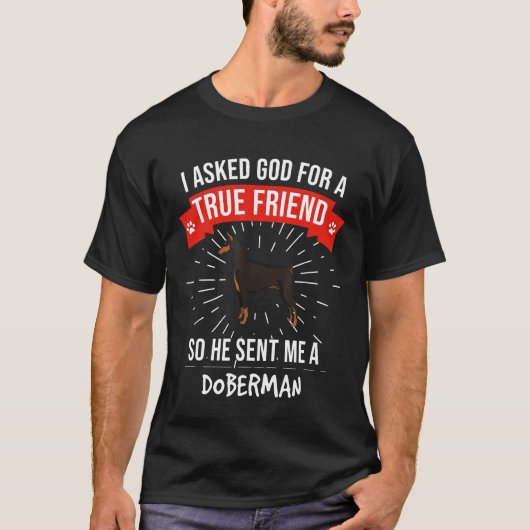 Doberman 1 T-Shirt (Vorderseite)