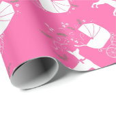 Doberman Baby Shower Dog Geschenkpapier (Rolleneckpunkt)