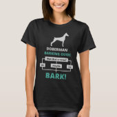 Doberman Barking Guide 824 T-Shirt (Vorderseite)