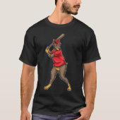 Doberman Baseball Baseball T-Shirt (Vorderseite)