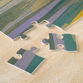 Doberman Beach Surfing Painting Puzzle (Seite)