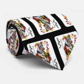 Doberman Black Joker Krawatte (Gerollt)