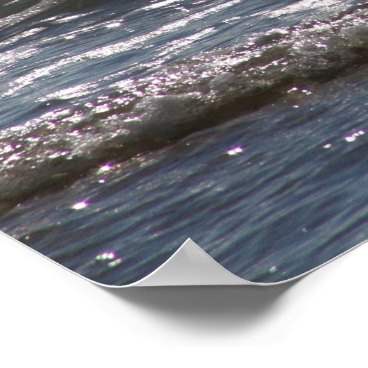 Doberman - Black - Ocean Leap Poster (Ecke)