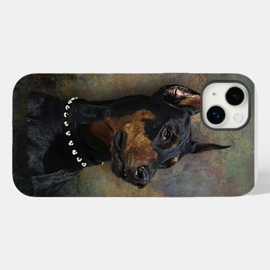 Doberman Case-Mate iPhone Hülle (Rückseite (Horizontal))