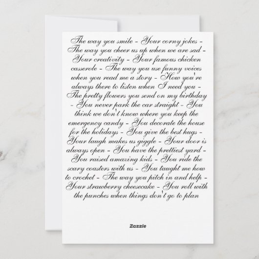 Doberman Charme. Feiertagskarte (Rückseite)