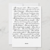 Doberman Charme. Feiertagskarte (Rückseite)