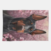 Doberman Charme Geschirrtuch (Horizontal)