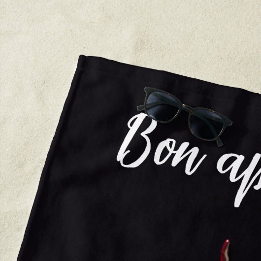 Doberman Charme Strandtuch (Beispiel)