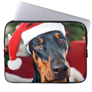 Doberman Christmas Laptopschutzhülle