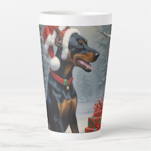 Doberman Christmas Milchtasse