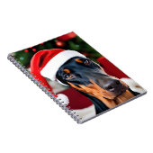 Doberman Christmas Notizblock (Rechte Seite)