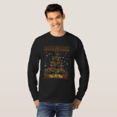 Doberman Christmas Ugly Sweater Christmas Tree T-Shirt (Vorne ganz)